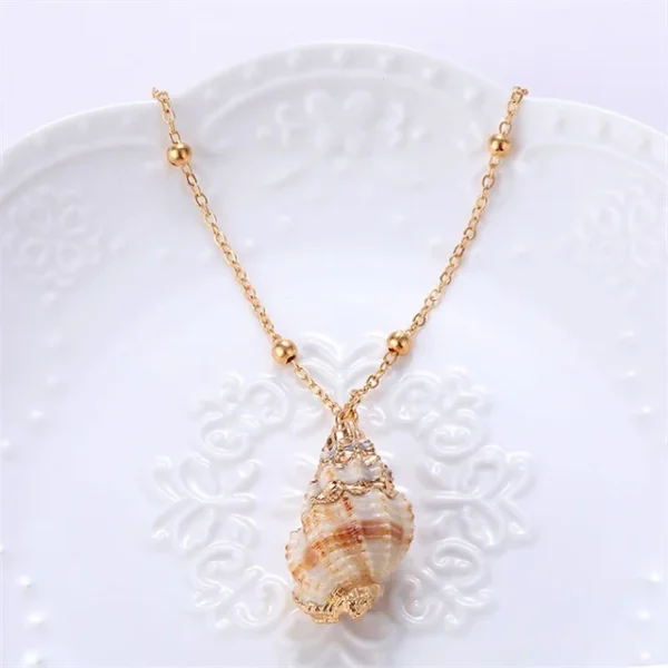 Hot 2019 Bohemia Conch Shells Necklace Sea Beach Pendant Necklace For Women Female Cowrie Summer Party Gift Jewelry - Image 9