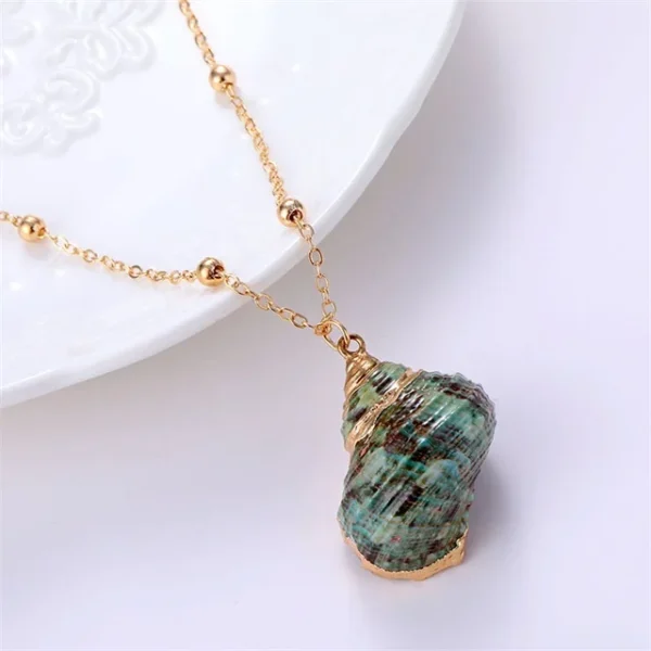 Hot 2019 Bohemia Conch Shells Necklace Sea Beach Pendant Necklace For Women Female Cowrie Summer Party Gift Jewelry - Image 7