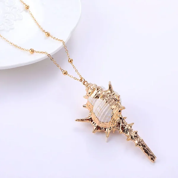 Hot 2019 Bohemia Conch Shells Necklace Sea Beach Pendant Necklace For Women Female Cowrie Summer Party Gift Jewelry - Image 12