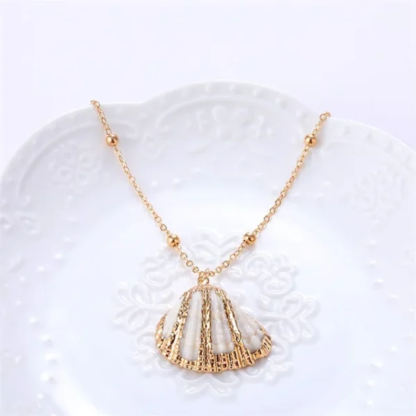 Hot 2019 Bohemia Conch Shells Necklace Sea Beach Pendant Necklace For Women Female Cowrie Summer Party Gift Jewelry - Image 8