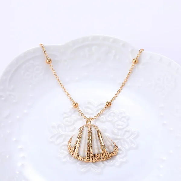Hot 2019 Bohemia Conch Shells Necklace Sea Beach Pendant Necklace For Women Female Cowrie Summer Party Gift Jewelry - Image 15