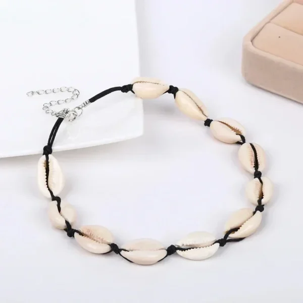 Bohemian Natural Shell Necklace for Women Cowrie Charm Conch Seashell Collar Choker Beach Boho Summer Necklaces Jewelry Collares - Image 4