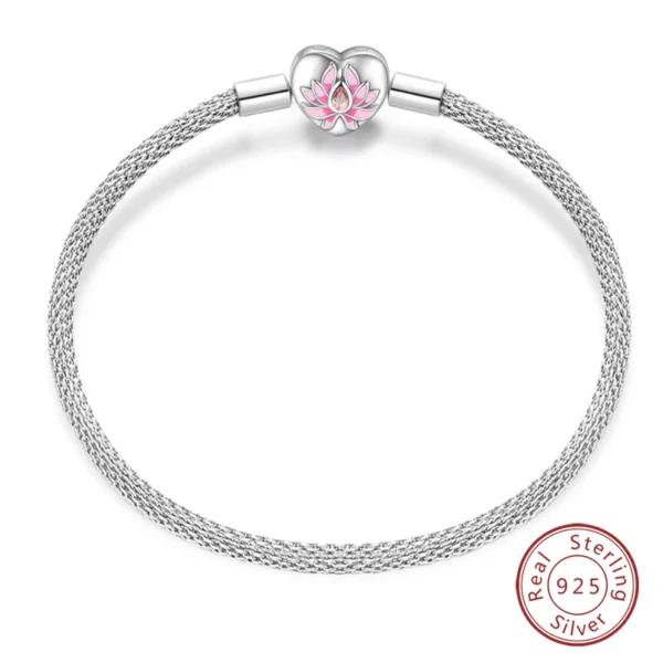 Bracelet Silver 925 Original 17-20CM Star Moon Sun Four Leaf Clover Green Zircon Bracelets Fit DIY Charms Birthday Jewelry Gifts - Image 12