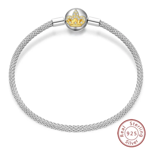 Bracelet Silver 925 Original 17-20CM Star Moon Sun Four Leaf Clover Green Zircon Bracelets Fit DIY Charms Birthday Jewelry Gifts - Image 22