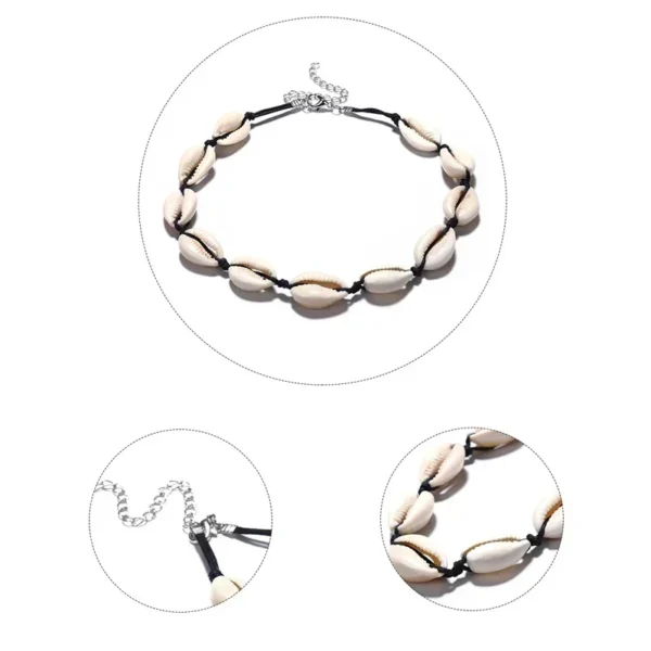 Bohemian Natural Shell Necklace for Women Cowrie Charm Conch Seashell Collar Choker Beach Boho Summer Necklaces Jewelry Collares - Image 7