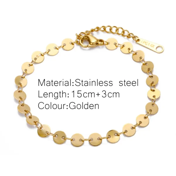 Gold Color Bracelet Stainless Steel Twist Cuban Chain Bracelet for Women Chain Bracelet Jewelry Gifts Wholesale Dropshipping - Image 10