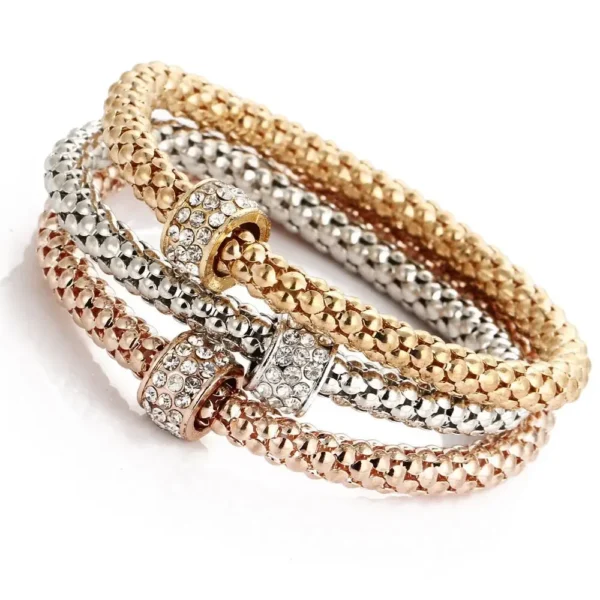 3Colors/Lot Tree Of Life Elastic Bracelet Set For Women Crystal Owl Key Lock Music Note Butterfly Heart Charm Bangle Men Jewelry - Image 11