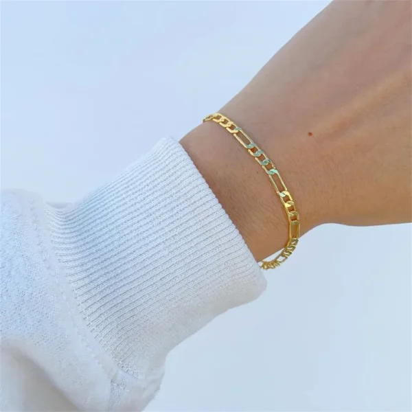 Gold Color Bracelet Stainless Steel Twist Cuban Chain Bracelet for Women Chain Bracelet Jewelry Gifts Wholesale Dropshipping - Image 35