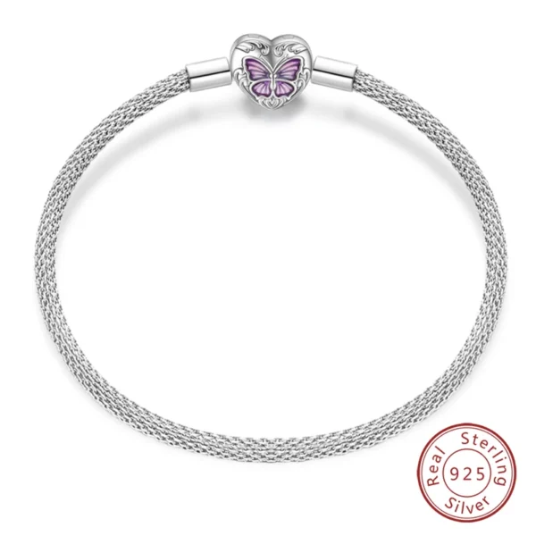 Bracelet Silver 925 Original 17-20CM Star Moon Sun Four Leaf Clover Green Zircon Bracelets Fit DIY Charms Birthday Jewelry Gifts - Image 32