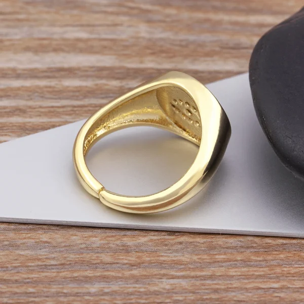 New Arrival Trendy Dripping Oil Turkish Evil Eye Rings 5 Colors Finger Rings Adjustable for Women Gold Plated Fashion Jewelry - Image 10